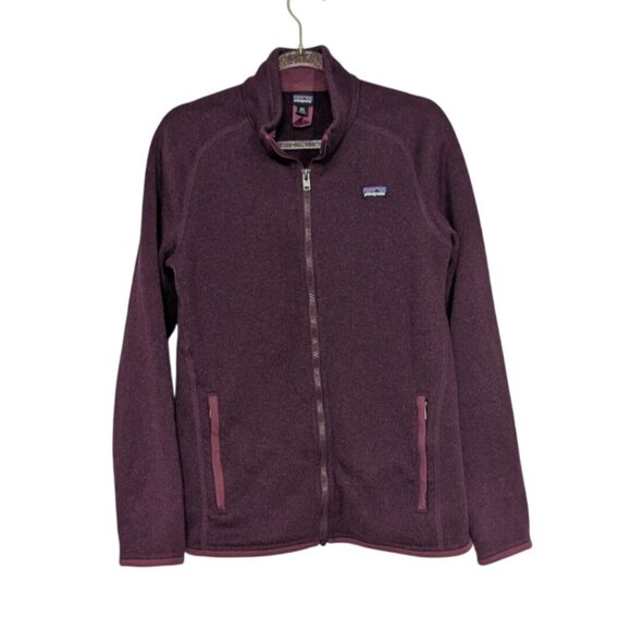 Patagonia Better Sweater Jacket Girls Size XXL Deep Plum Purple Full Zip